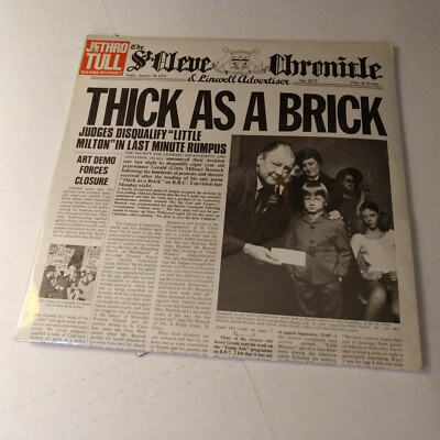 Jethro Tull Vintage SEALED VINYL LP Thick As A Brick Warner MS 2072