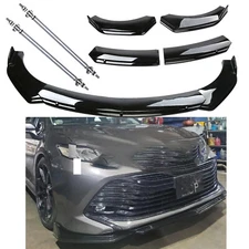 Front Bumper Lip Splitter Spoiler For Toyota Camry XLE SE LE Body Kit Strut Rod