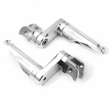For Yamaha FZ8 /S Fazer 10-16 15 14 13 SHINOBI Front Foot Pegs 40mm Lower Silver