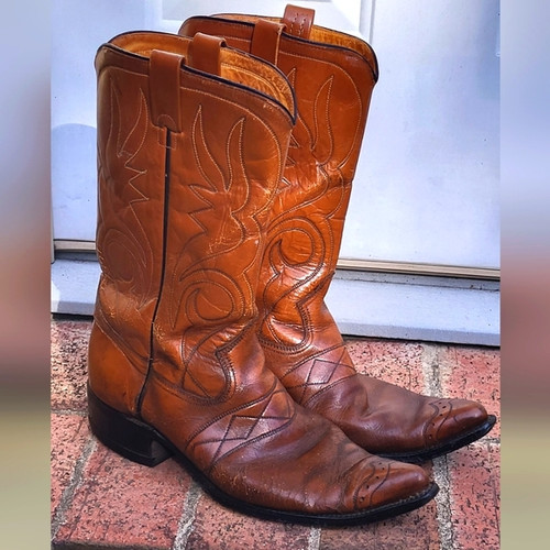 Vintage Texas Boot Company "Texas Spur" Boot Size 12