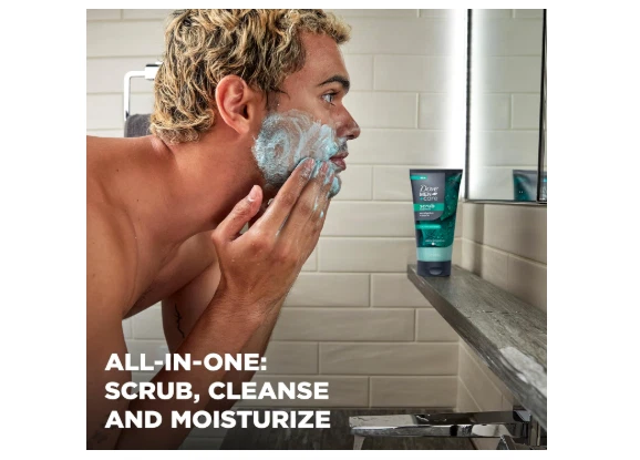 Dove Men+Care Eucalyptus Body and Face Scrub (9oz) - Image 4 of 4