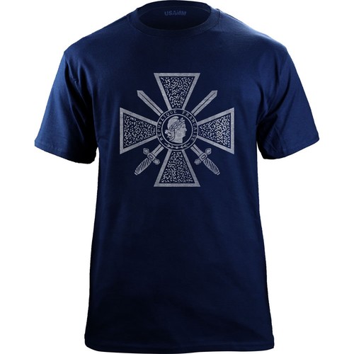 Distressed French Croix De Guerre Medal T-Shirt - Picture 10 of 11