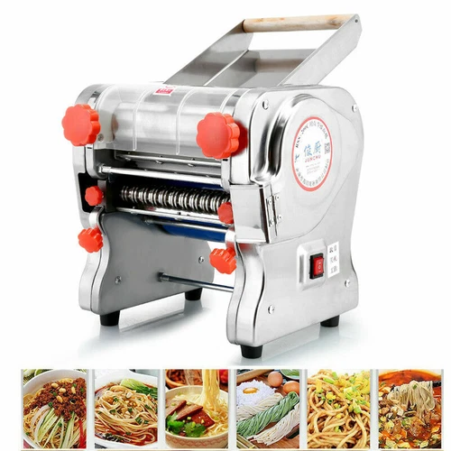 Máquina de fideos de 3/9 mm para hacer piel albóndigas máquina de prensa de pasta eléctrica comercial. - Imagen 16 de 26