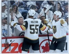 Keegan Kolesar Las Vegas Golden Knights Signed Stanley Cup NHL 8x10 Photo COA