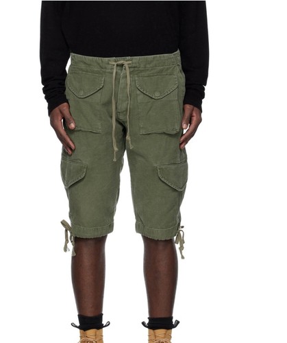 Pantaloncini Greg Lauren XL- 4 verde militare tenda cargo tattico durevole utilità militare - Foto 3 di 13