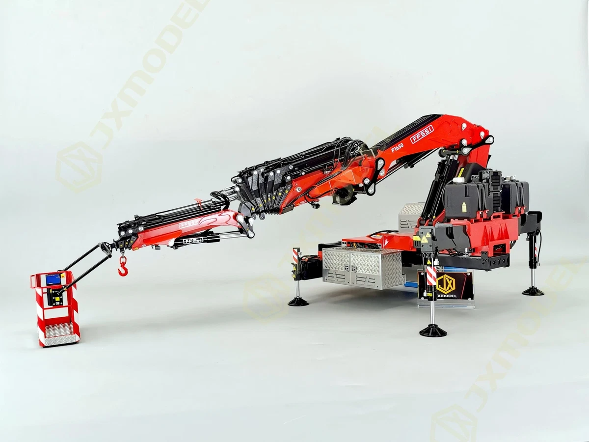 Metal Hydraulic Front Crane F1650 W Transmitter for 1 14 RC