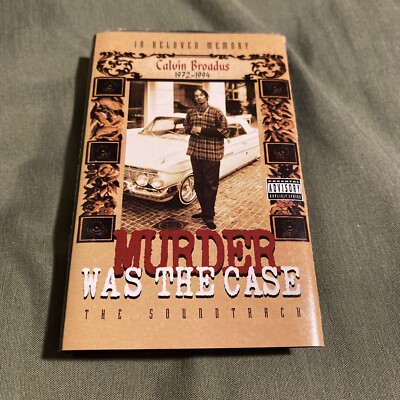 Hip Hop Cassette LOT (MURDER WAS THE CASE: Soundtrack, Snoop Dogg