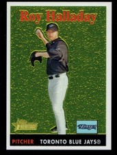 2007 Topps Heritage Chrome Roy Halladay Baseball Card 0990/1958