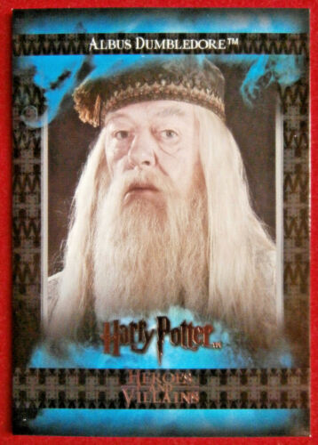 HARRY POTTER HEROES AND VILLAINS Card #04 - ALBUS DUMBLEDORE - Artbox 2010 - Picture 1 of 2