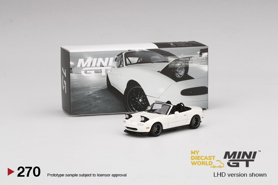 ミニカー MINI GT Mazda Miata & Euro Roadster Mini GT X Mijo #838 Mazda Miata MX-5 Eunos Roadster V