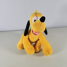 Disney Pluto Plush   8" Yellow Dog   Mickey Mouse Pet   Stuffed Animal Toy