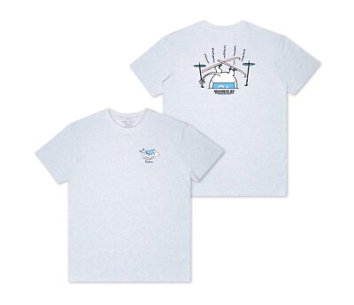 Nordic Buddies Moomin T-Shirt Skifahrer unisex Skandinavisches Design oversized
