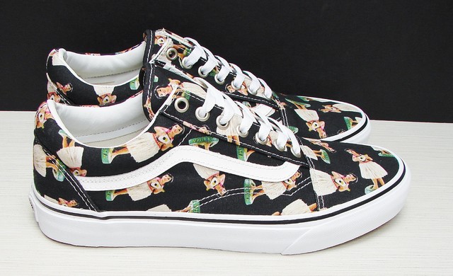 vans old skool digi floral skate shoes