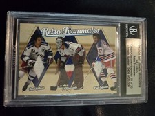 2002-03 BAP ULTIMATE RETRO TEAMMATES RANGERS GILBERT GIACOMIN ESPOSITO #20/30