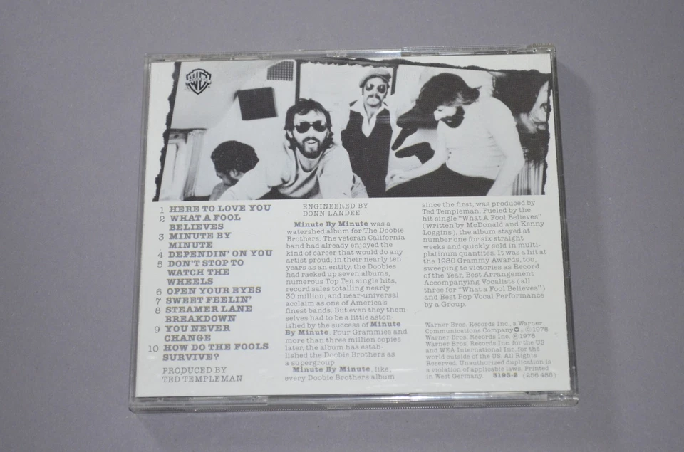 The Doobie Brothers – Minute By Minute / Warner 1984 / W. Germany / Target CD - Bild 2 von 2