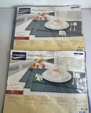 Meradiso Tappetini 4 Tappetini in Ogni Confezione 3 Confezioni Totale 2x Blu e 1x Lavanda Nuovi