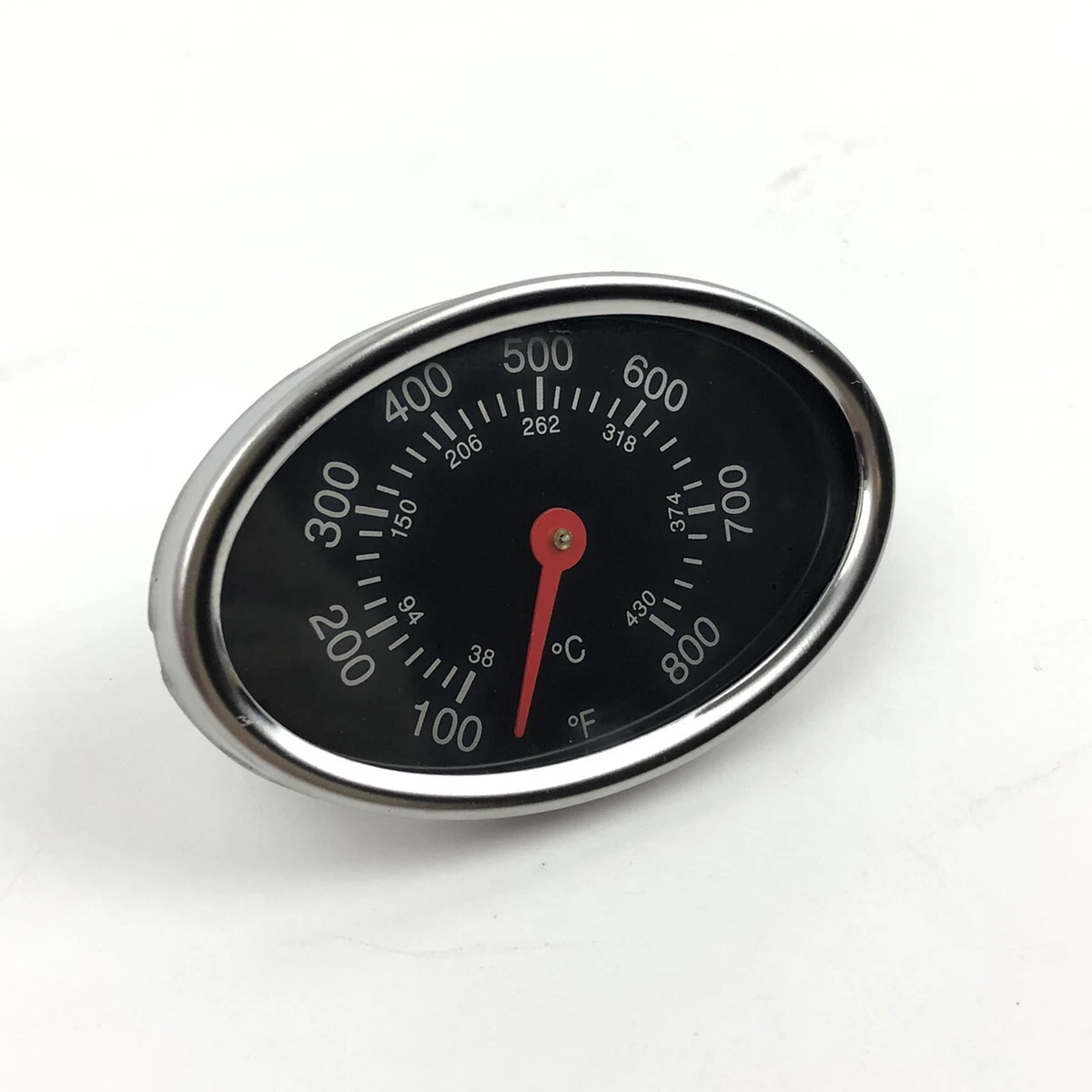 Lid Thermometer Temperature Gauge Replacement Gas Grill Oval Heat Indicator  800 | eBay