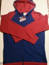 New with tags MARVEL Captain America Civil War red and blue Hoodie - Large
