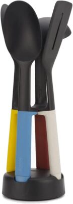 Joseph Joseph Elevate Slim 5-teiliges Utensil Küchenset mit Ständer