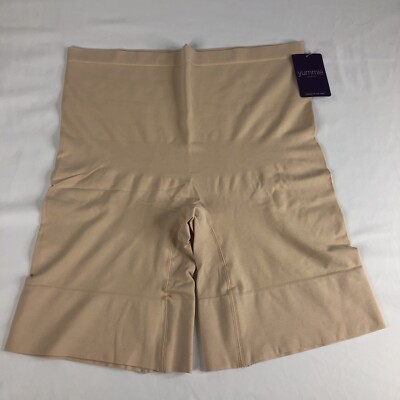Yummie Womens Seamless Cooling Thigh Shaper Shapewear Naked Frap Size 2x/3x