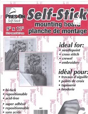 Pres On Self Stick Mounting Mat Board 9" x 12"  Brand New Made in USA