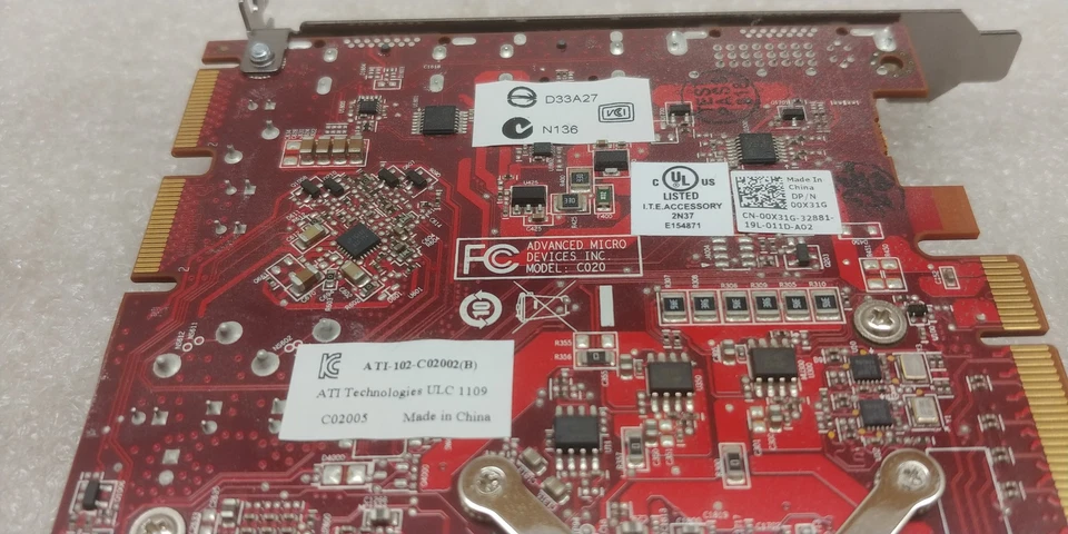 ATI FirePro V4800 1GB GDDR5 DP DVI 3D Full Height Video Graphics Card FREE SHIP! - Image 3 of 4