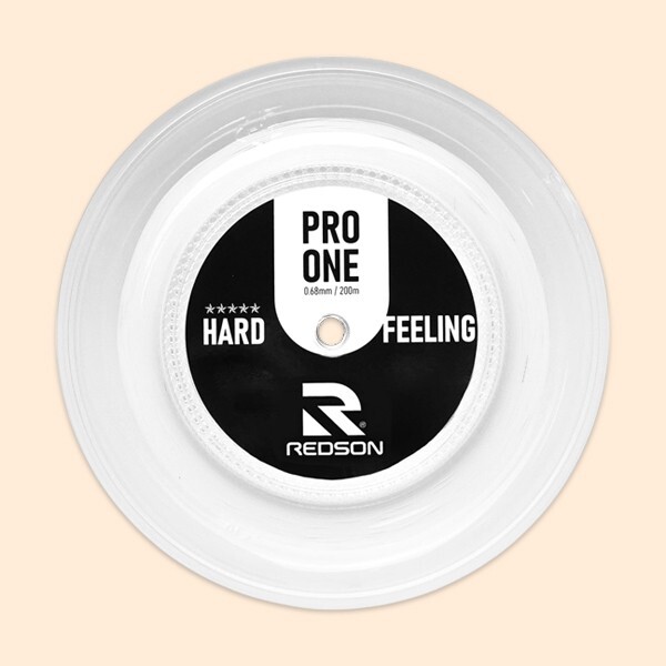 Redson Pro One 68 0,68 мм 200 м Бадминтонная струнная ракетка для бадминтона Белый