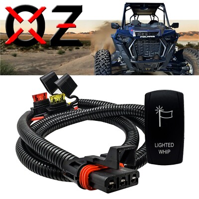 Pulse Power Bus Bar Plug On/Off Whip Rocker Switch Wire Harness RZR Pro Crew XP