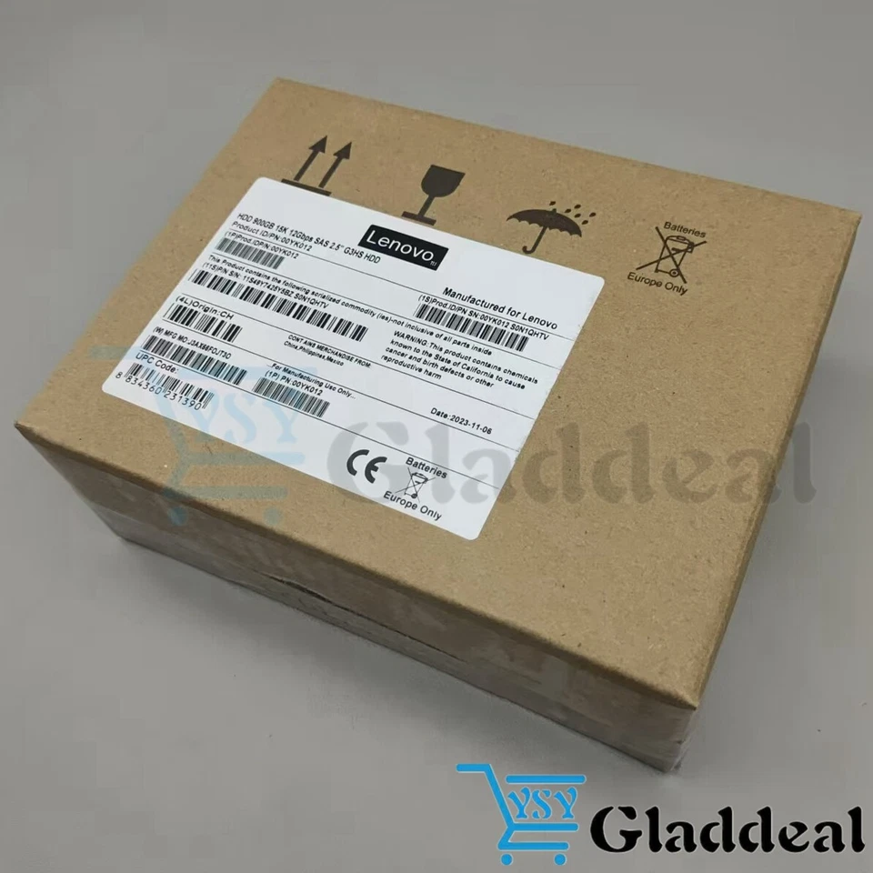 New Lenovo 00YK012 7XB7A00023 2.5 " 900GB 15K SAS 12G HDD HARD DRIVE - Image 4 of 4