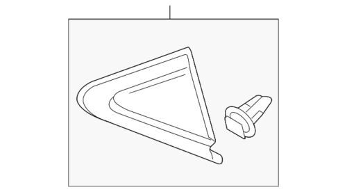 Moldura de esquina para Mazda (P/N TD11-69-15YE)
