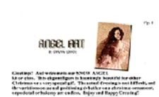 1:12 Visual Mini Doll Dressing Made Easy ANGEL ART Tutorial, pattern 