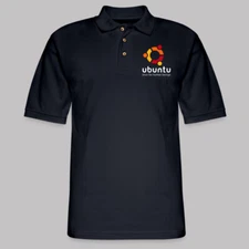 Ubuntu Linux Men's Black Size S to 3XL
