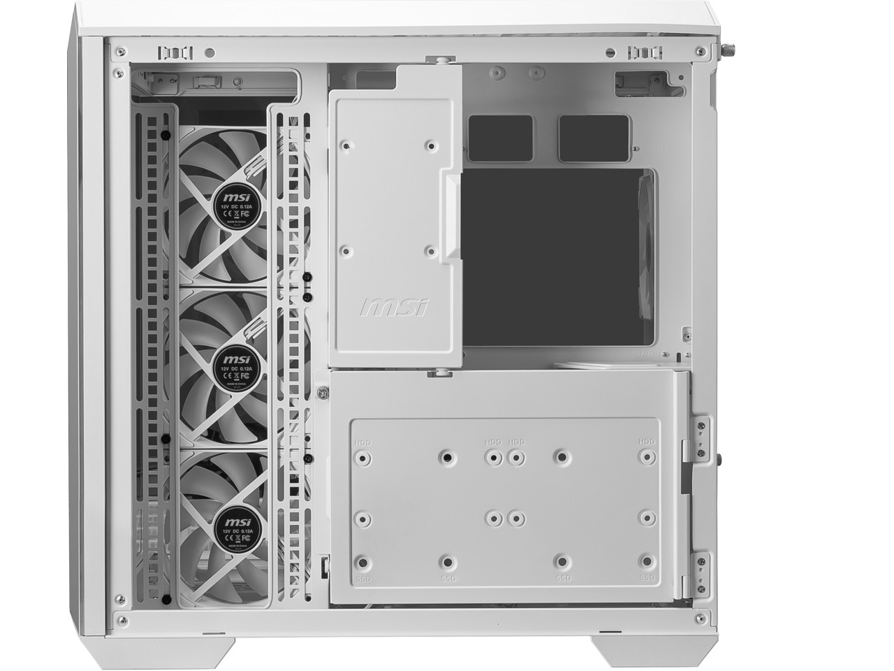 Игровой корпус MSI MAG PANO 100R PZ White Project Zero Mid Tower ATX закаленное стекло