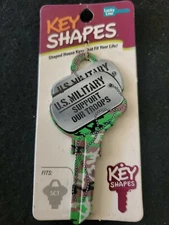 Dog Tags Military Schlage house key blank.