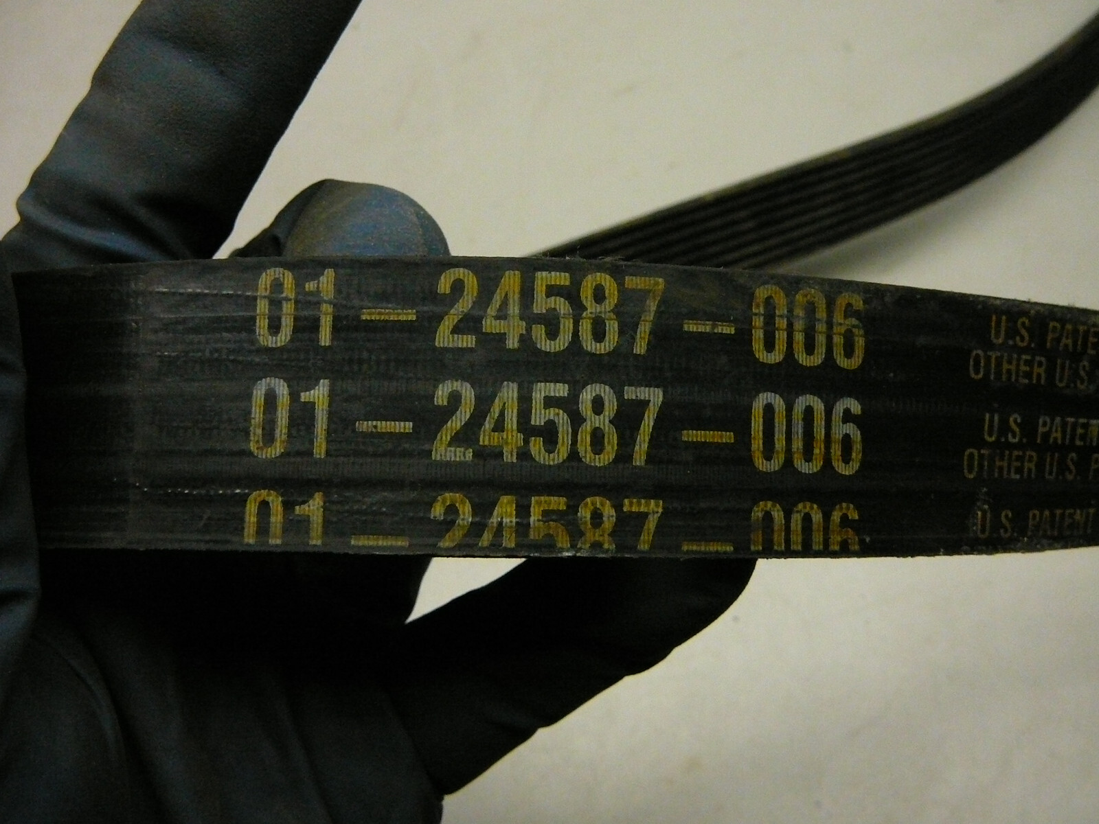 LOT OF 2 SERPENTINE BELTS 0124587006 eBay