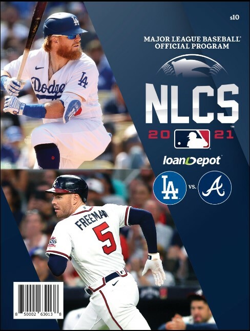 2021 NLCS GAME PROGRAM ATLANTA BRAVES NATIONAL