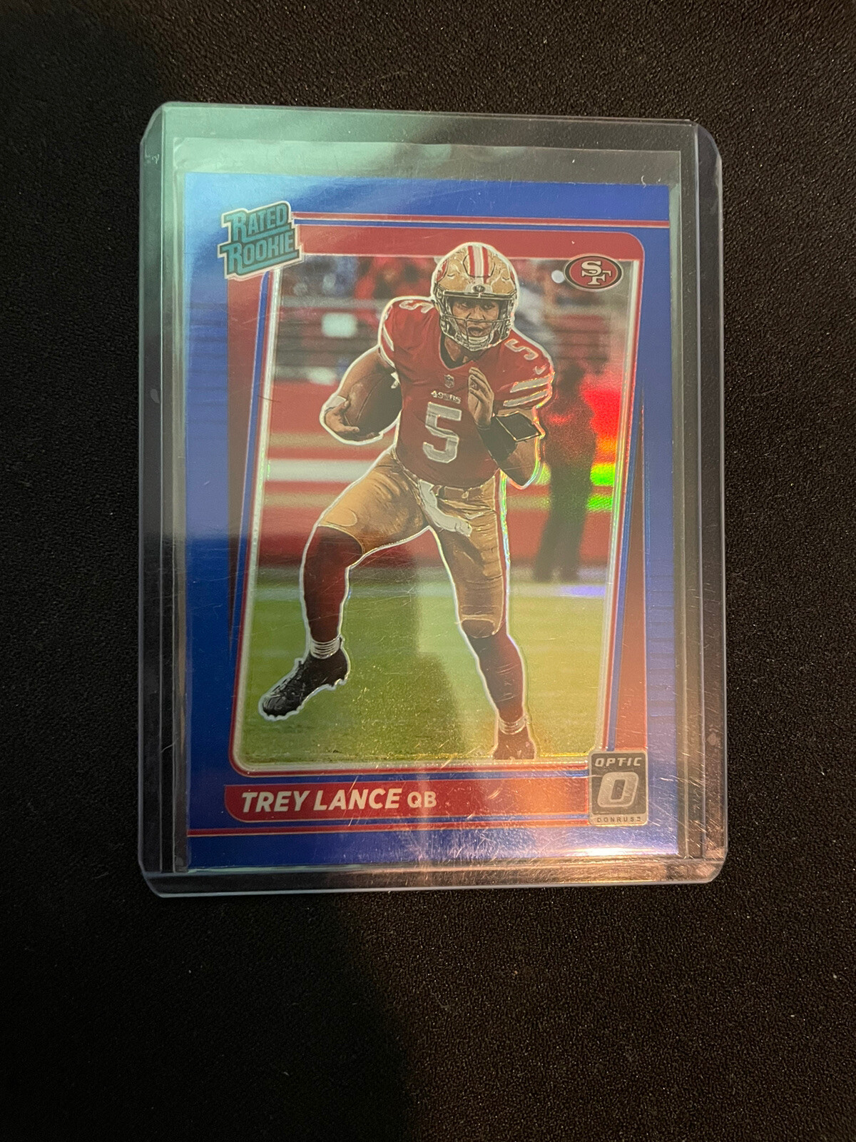 2021 Donruss Optic Rated Rookie Preview Blue #254 Trey Lance