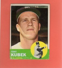 1963 Topps Baseball (#1-200) - Pick A Card, F-MT condition