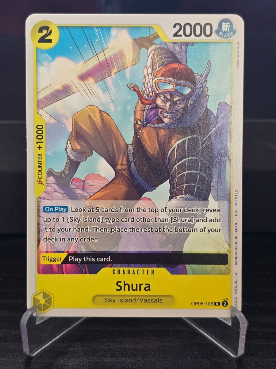 One Piece Card Game - Shura (Tournament Pack Vol. 7) OP05-106 R - NM One Piece Card Game - Shura (Tournament Pack Vol. 7) OP05-106 R - NM