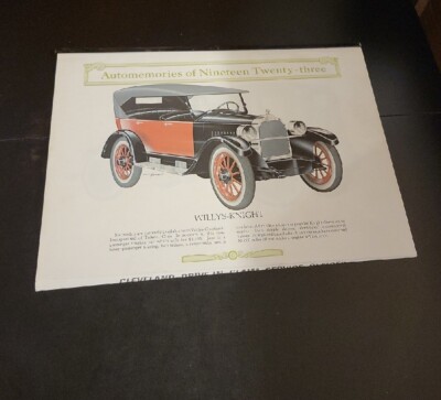 AUTOMEMORIES OF NINETEEN TWENTY THREE POSTER PRINT BOOK DUPONT FEDERAL COURIER 