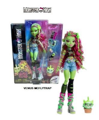 Monster High G3 Venus McFlytrap Fashion Doll with Pet Chewlian IN