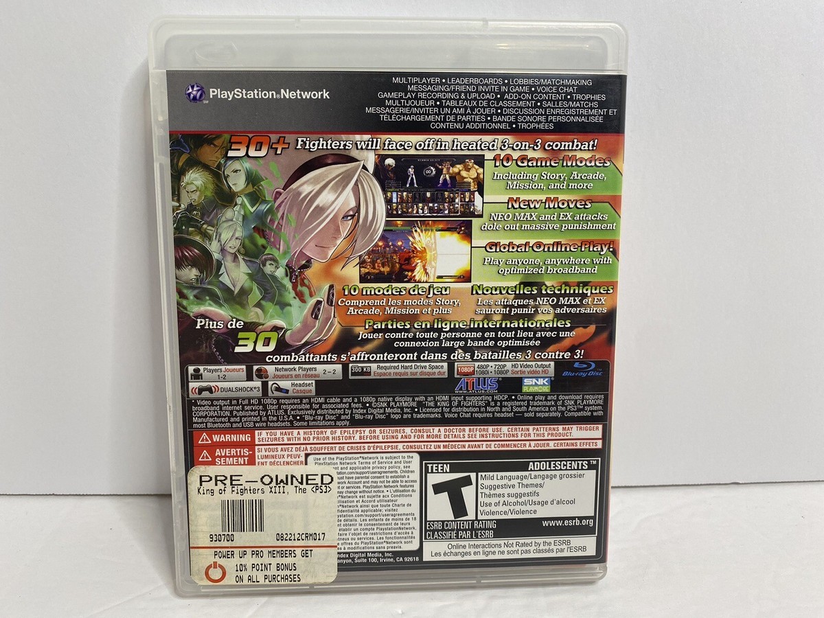 King Of Fighters XIII Global Match Scores A Limited Edition