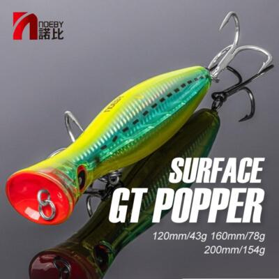 12cm43g 16cm78g 20cm154g Big game Popper Fishing Lures Topwater Wobbler Artifici