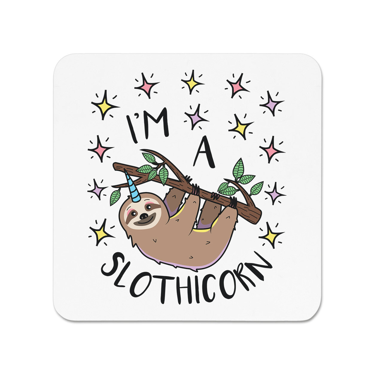 I'm A Slothicorn Fridge Magnet Funny Sloth Unicorn Joke Animal