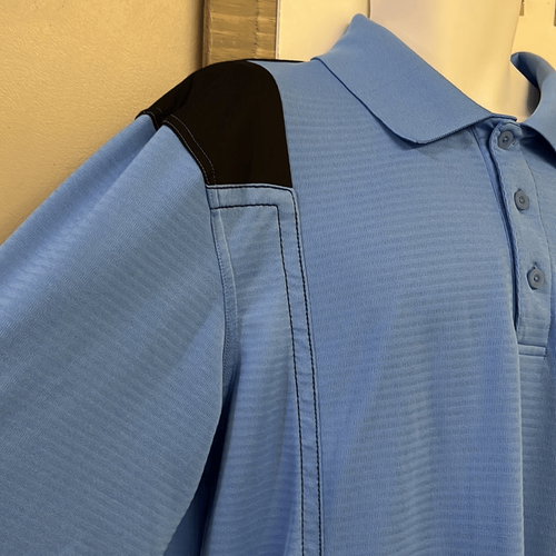 Cutter & Buck Men’s Blue Black Striped Collared Long Sleeve Golf Pullover- XL - Picture 6 of 16