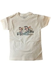 Florida Printed White T-shirts for Kids XS 4-5