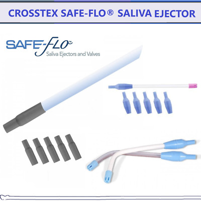 Dental Safe-FlO Saliva Ejector SE Valve, Adapter,  HV Valve - Crosstex Ejectors