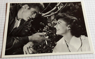 AK JAMES DEAN & NATALIE WOOD | Film-Szene | Foto-StarPostKarte #1374