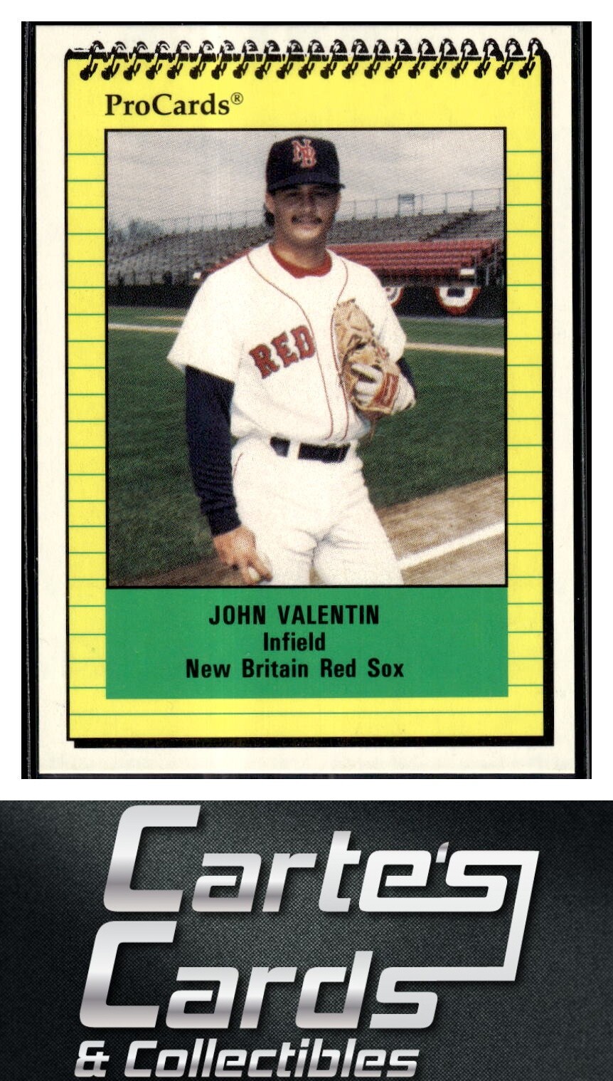 John Valentin 1991 ProCards #361  New Britain Red Sox