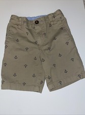 Carter's Tan Cactus Cotton Shorts Toddler Boy Size 4T